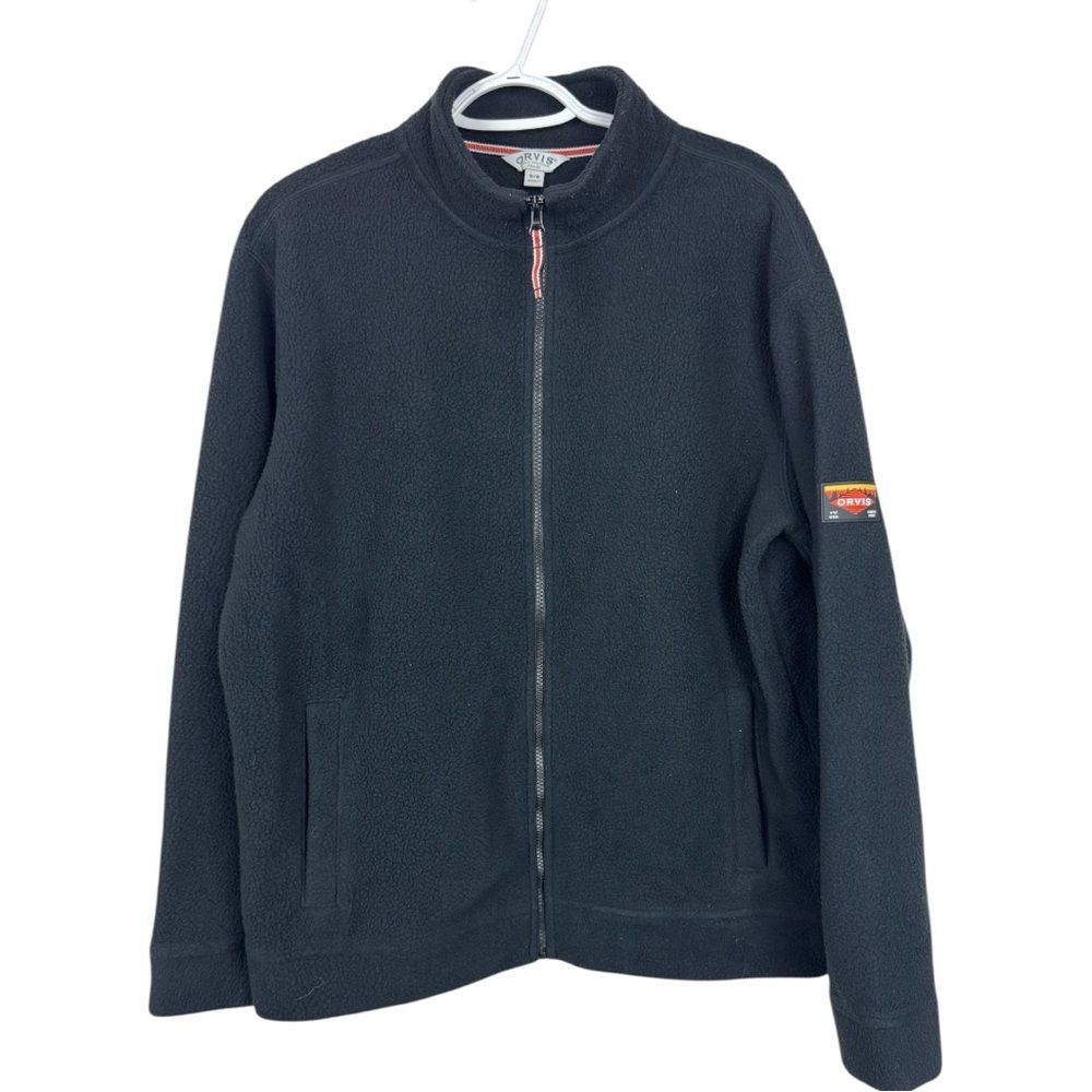 Orvis Men's Full Zip Classic Fleece Jacket Black M